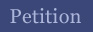 Petition button